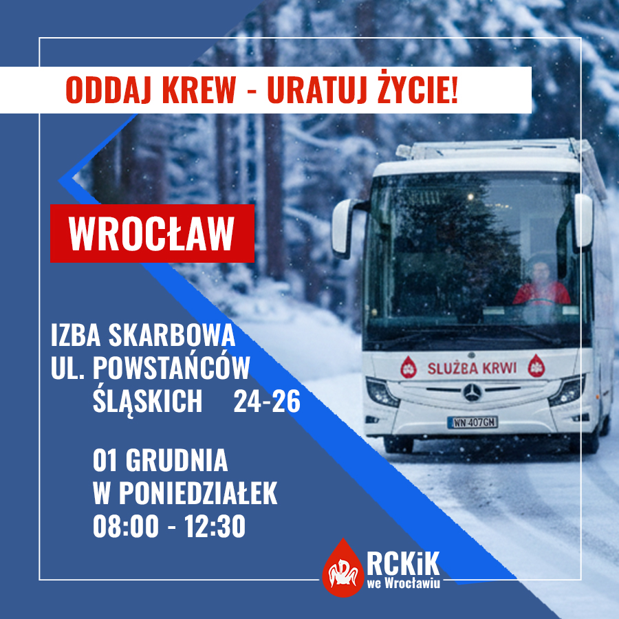 Poniedziałkowe akcje krwiodawstwa