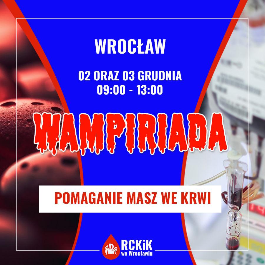 We wtorek rusza jesienno-zimowa edycja Wampiriady