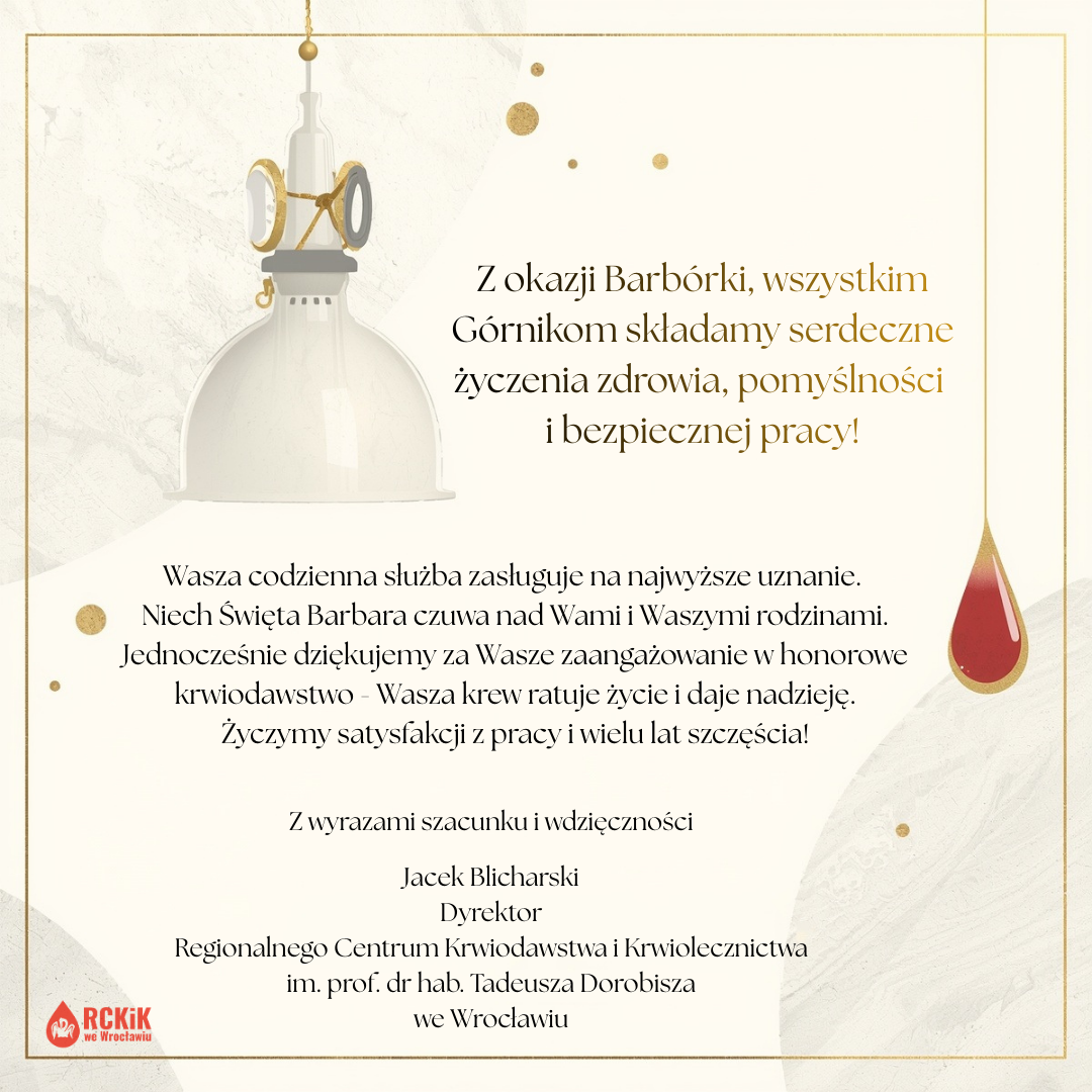Życzenia z okazji Barbórki