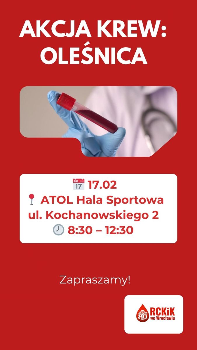 Akcja krwiodawstwa w Oleśnicy