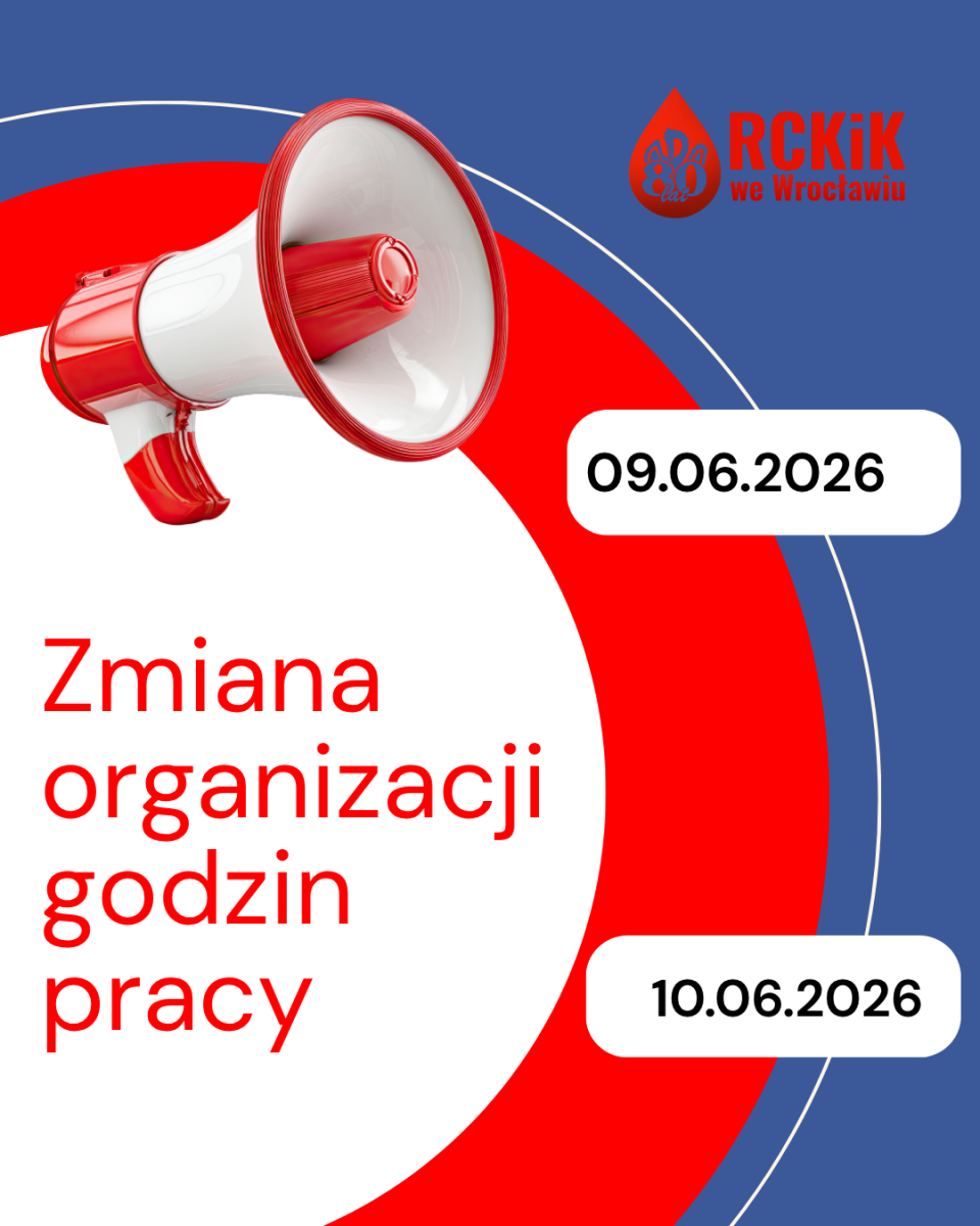 Zmiana organizacji pracy w dniach 9-10.06.2026 r.