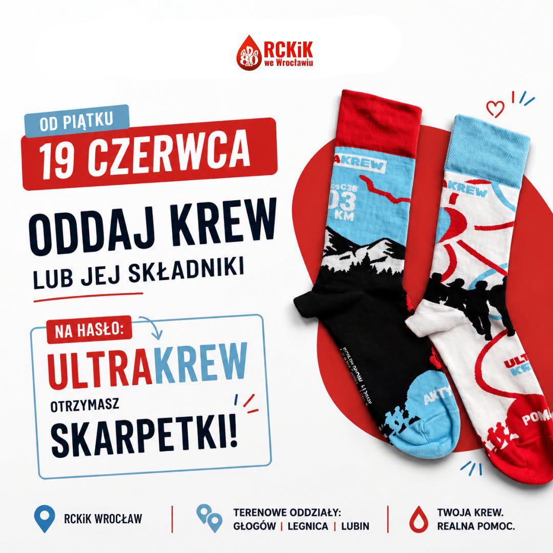 Ultrakrew - letnia edycja ogólnopolskiej akcji promującej honorowe oddawanie krwi