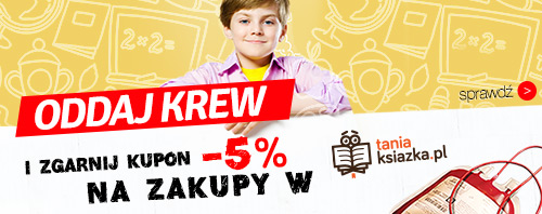 Oddaj krew i odbierz kupon rabatowy do księgarni