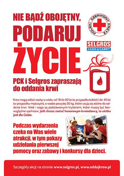 "Nie bądź obojętny, podaruj życie"
