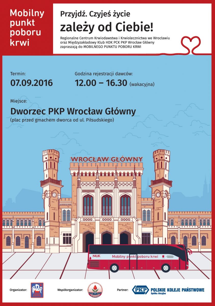 Ostatnia w tym roku akcja przed Dworcem Głównym PKP we Wrocławiu