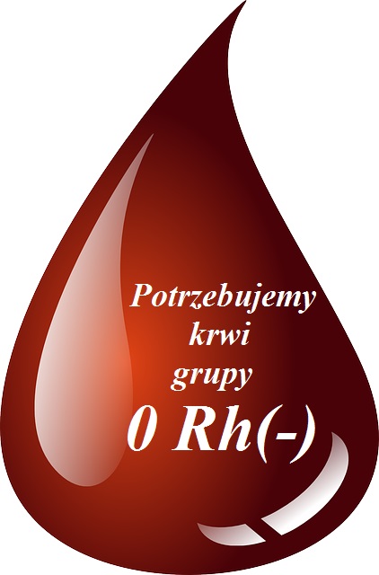 Potrzebna krew grupy O Rh(-) oraz B Rh(-)