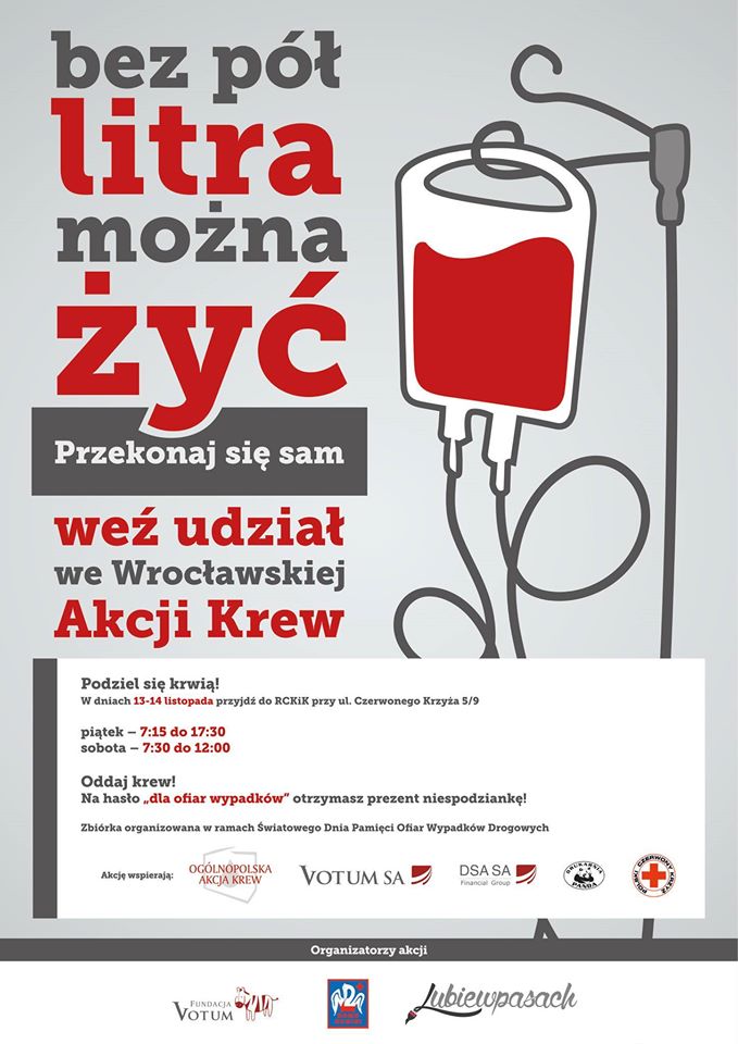 Na hasło: "DLA OFIAR WYPADKÓW"