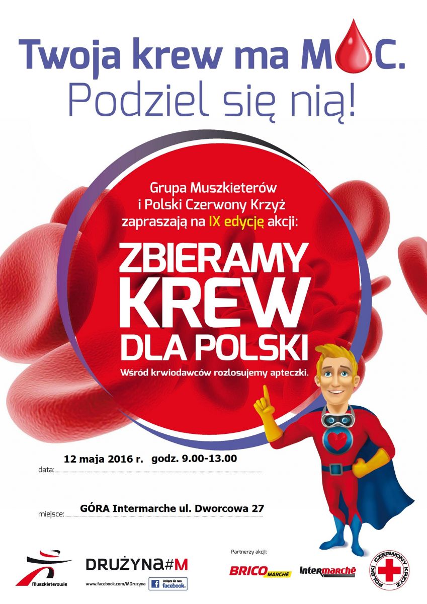 Zmiana miejsca poboru krwi w Górze