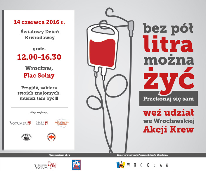 Akcja krwiodawstwa w dniu Światowego Dnia Krwiodawcy