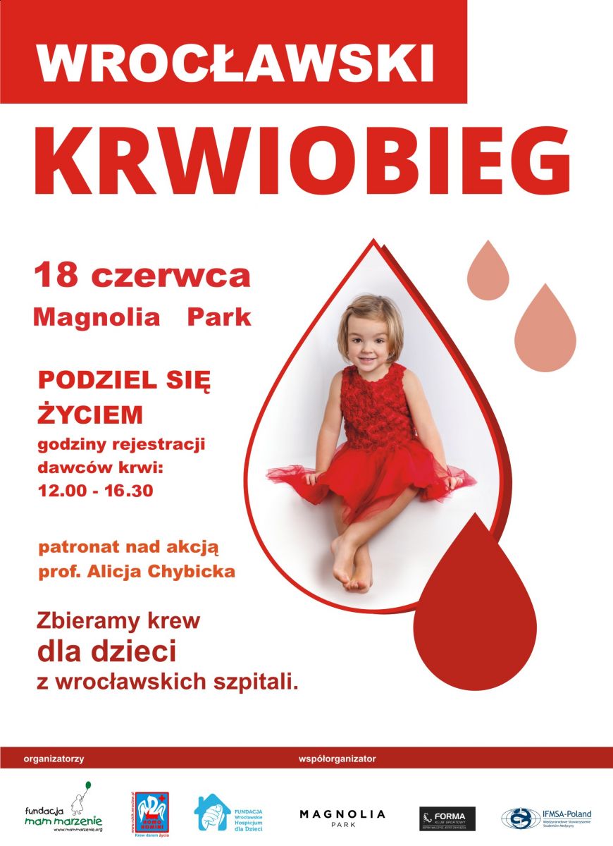 VII edycja akcji pn. "Wrocławski Krwiobieg - Podziel się życiem"