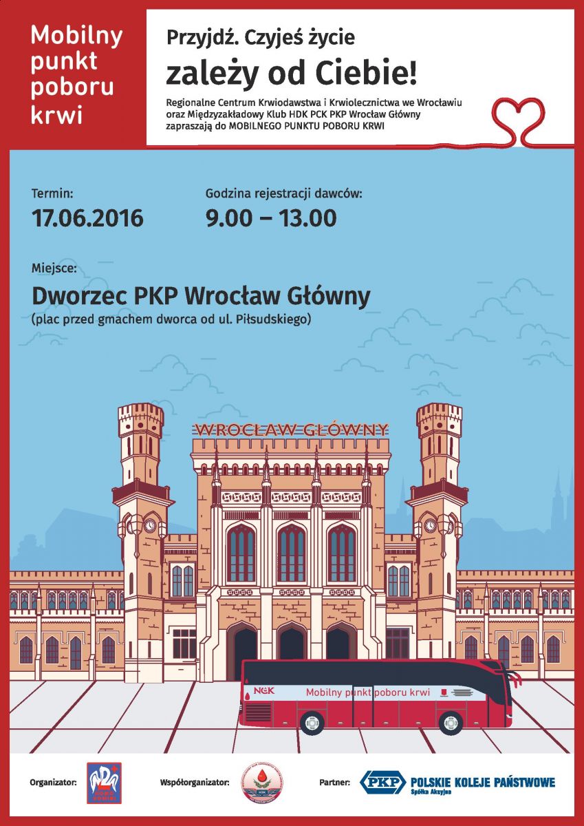 Najbliższa akcja przed Dworcem Głównym PKP we Wrocławiu