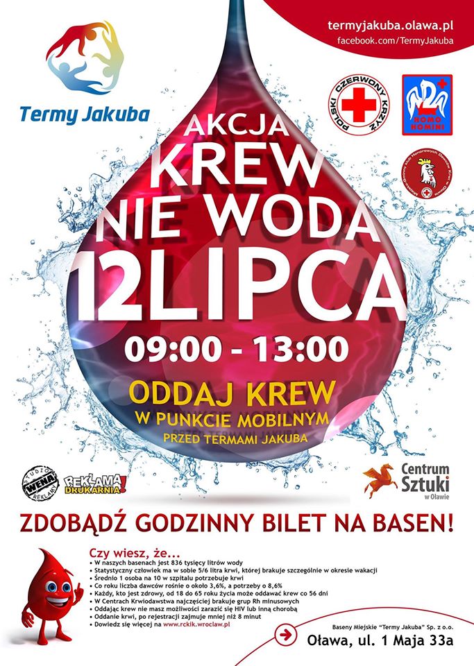 Kolejna edycja akcji pn. "KREW NIE WODA"