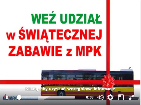 20 grudnia 2016 r. - Zapraszamy do zabawy z MPK Wrocław