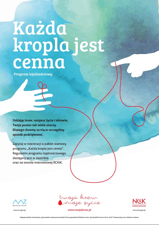 Program lojalnościowy dla Krwiodawców