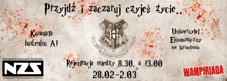 NZS Uniwersytetu Ekonomicznego we Wrocławiu zaprasza na Wampiriadę