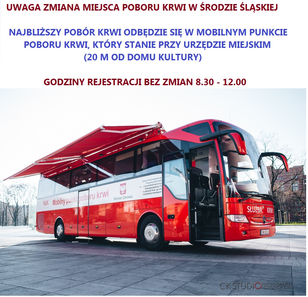 Nowe miejsce poboru krwi