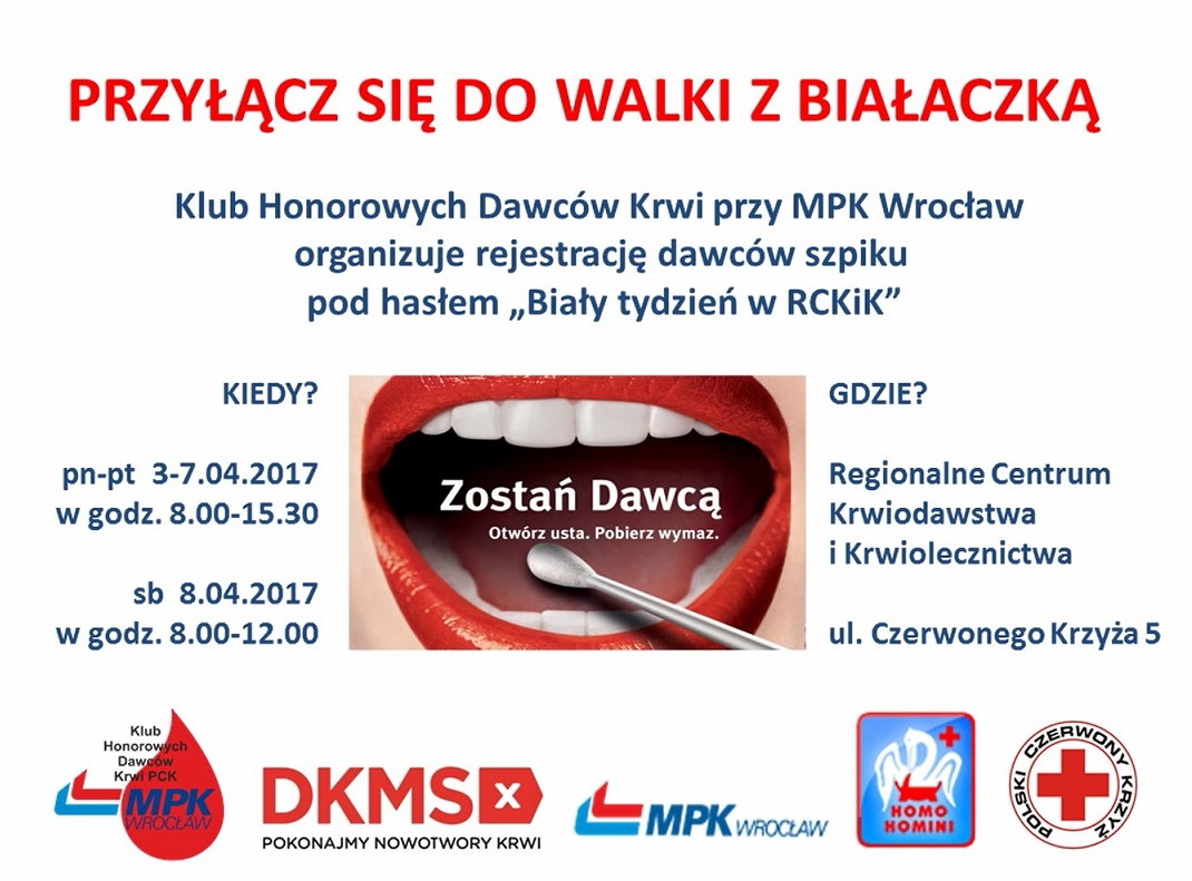 "Biały Tydzień" z Fundacją DKMS