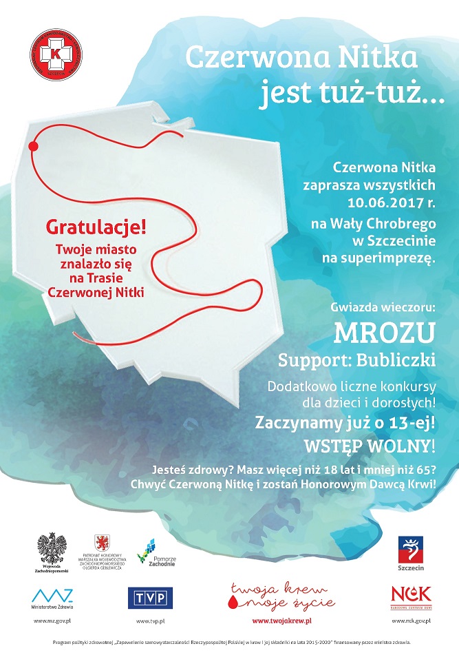 Trasa Czerwonej Nitki - Szczecin 10 czerwca