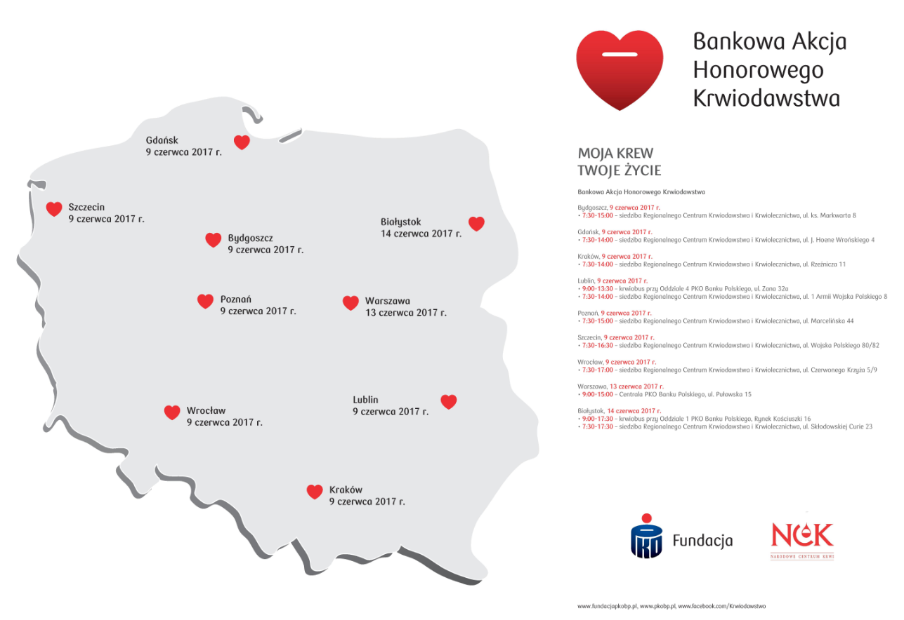 Gotowi na kolejną edycję Bankowej Akcji Honorowego Krwiodawstwa ?
