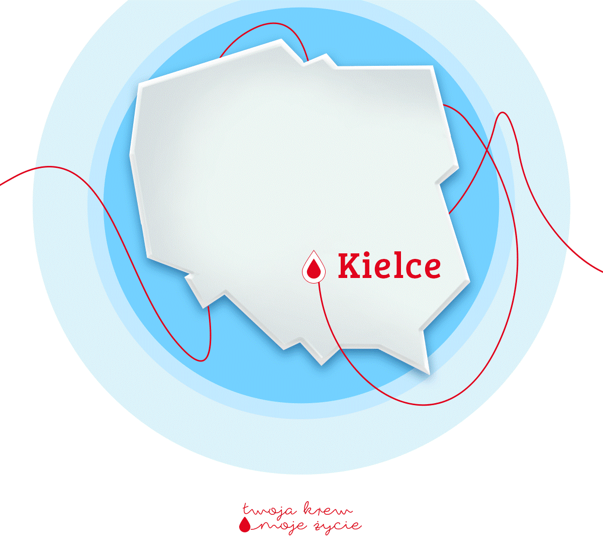 "Trasa Czerwonej Nitki" - Kielce 2018 r.