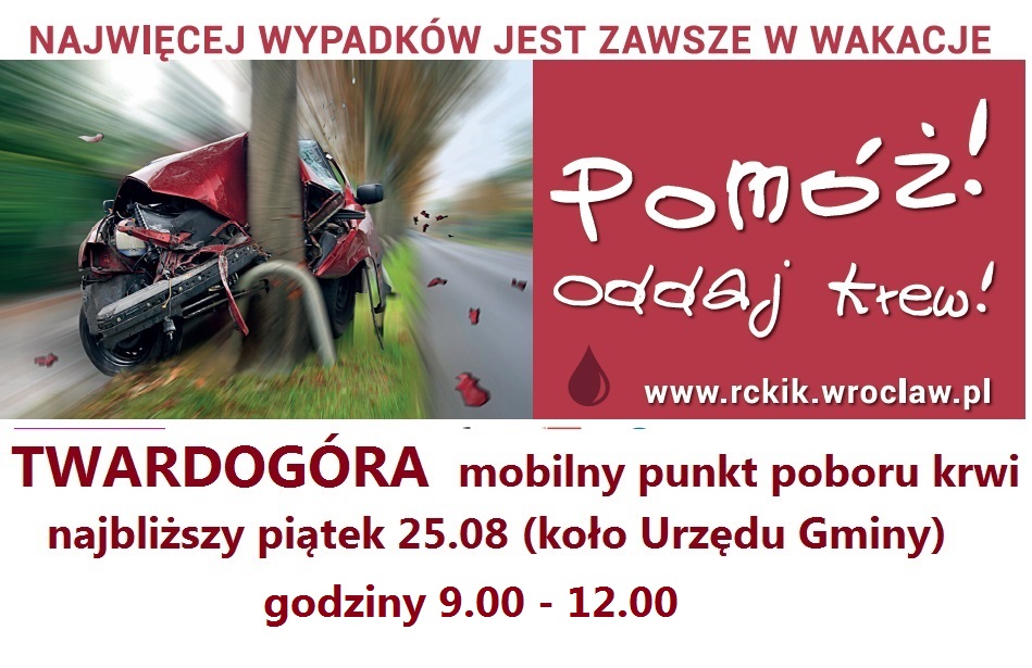 Dziś odbyła się akcja w Twardogórze - Dziękujemy za bardzo dobrą frekwencję!