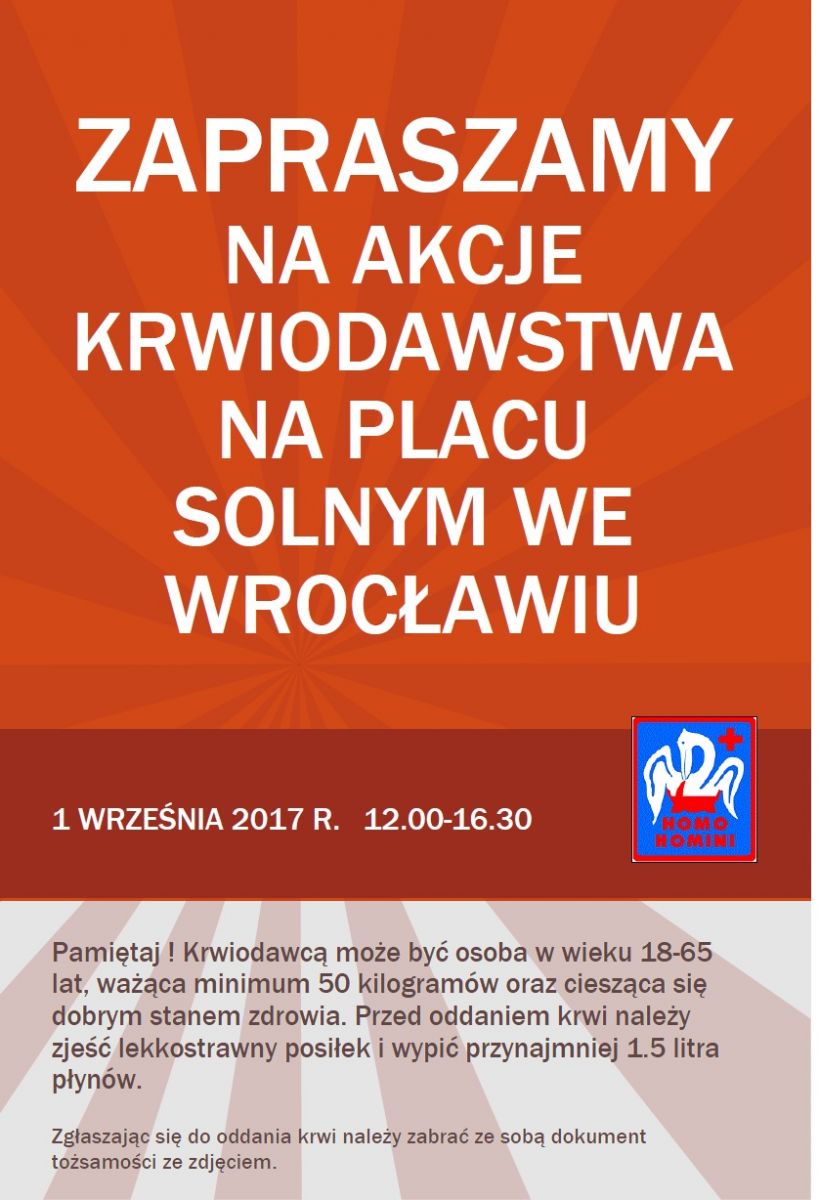 Akcja na Placu Solnym w najbliższy piątek.