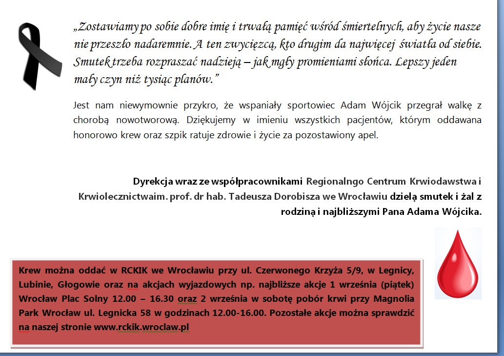 Zostawiamy po sobie dobre imię i trwałą pamięć