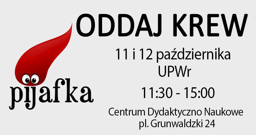Pijafka na Uniwersytecie Przyrodniczym we Wrocławiu - Zapraszamy !