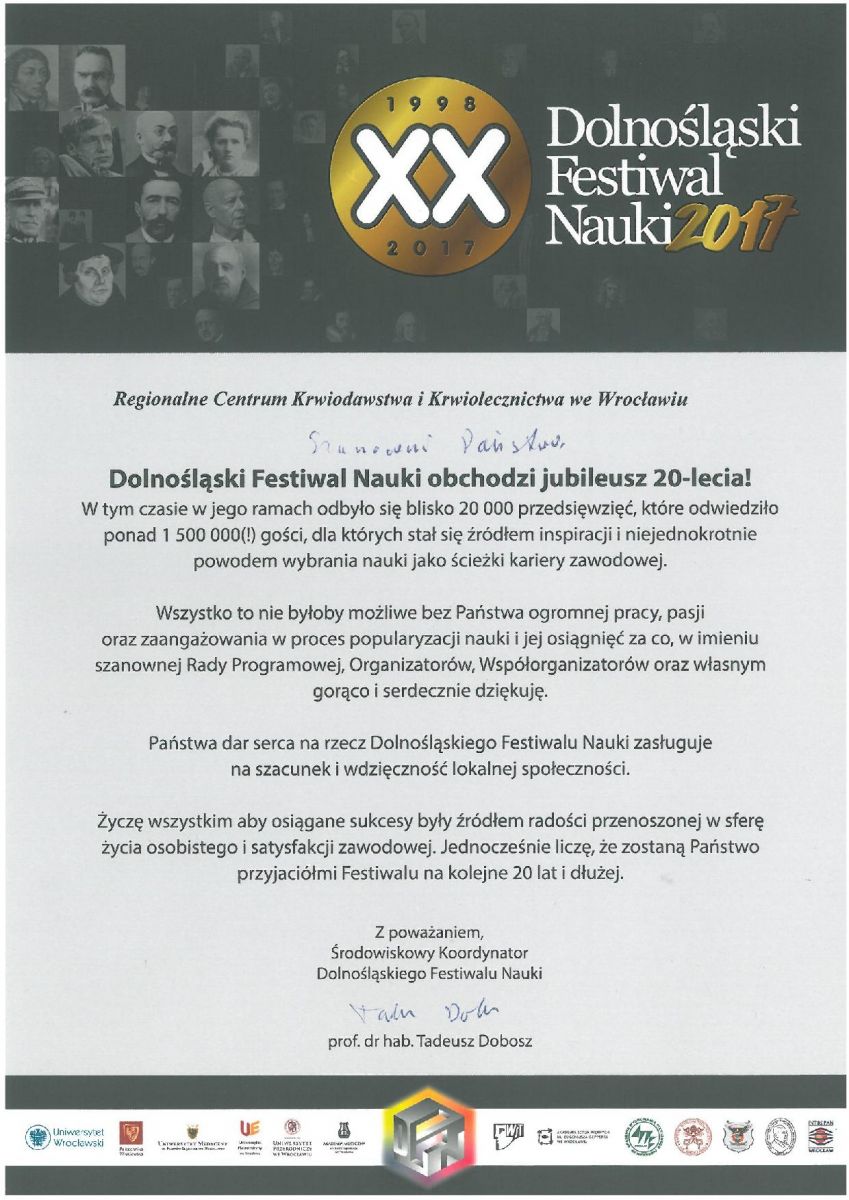 Podziękowania