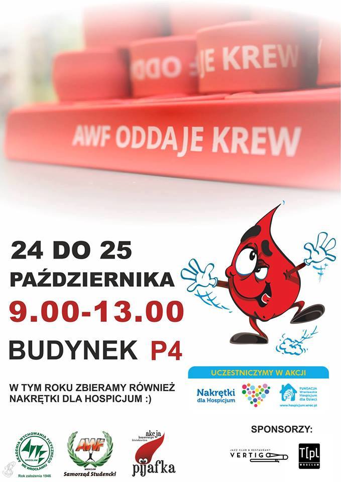 "AWF oddaje krew"
