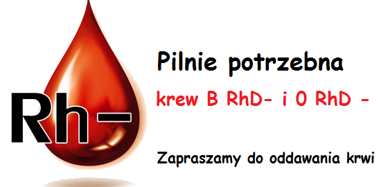 Prosimy o oddawanie krwi