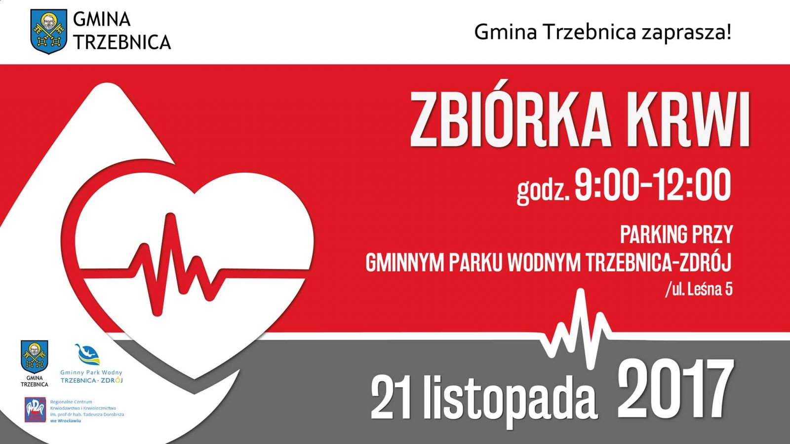 Akcja krwiodawstwa w Trzebnicy - 21.11.2017 r.
