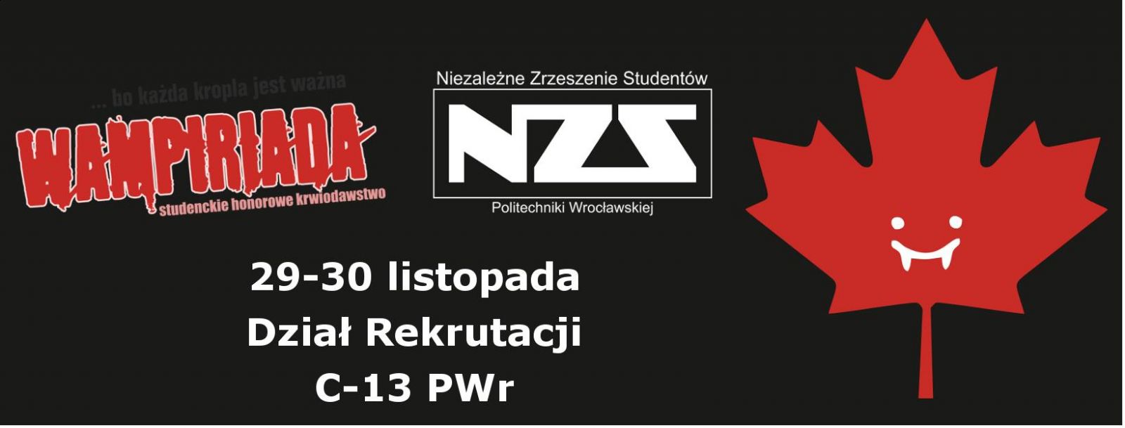 Studenci Politechniki Wrocławskiej zapraszają na Wampiriadę