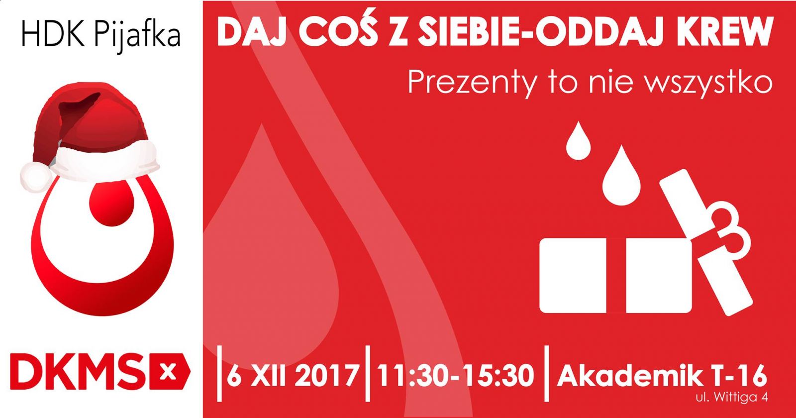 Klub HDK PCK "Pijafka" zaprasza na akcję krwiodawstwa
