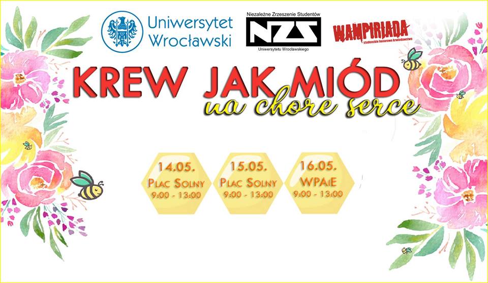 NZS Uniwersytetu Wrocławskiego zaprasza na wiosenną edycję Wampiriady