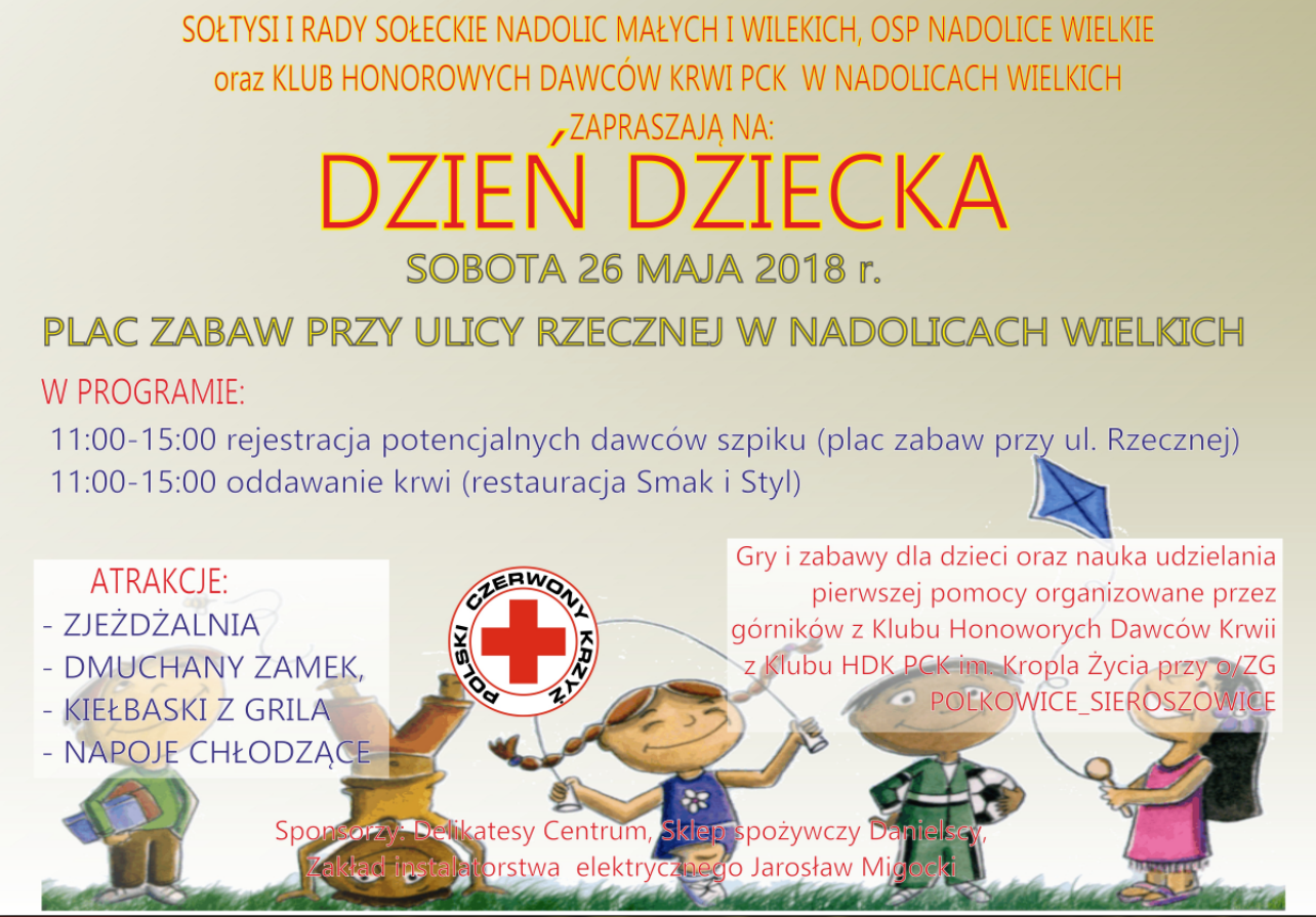Oddaj krew w Nadolicach Wielkich - 26.05.2018 r.