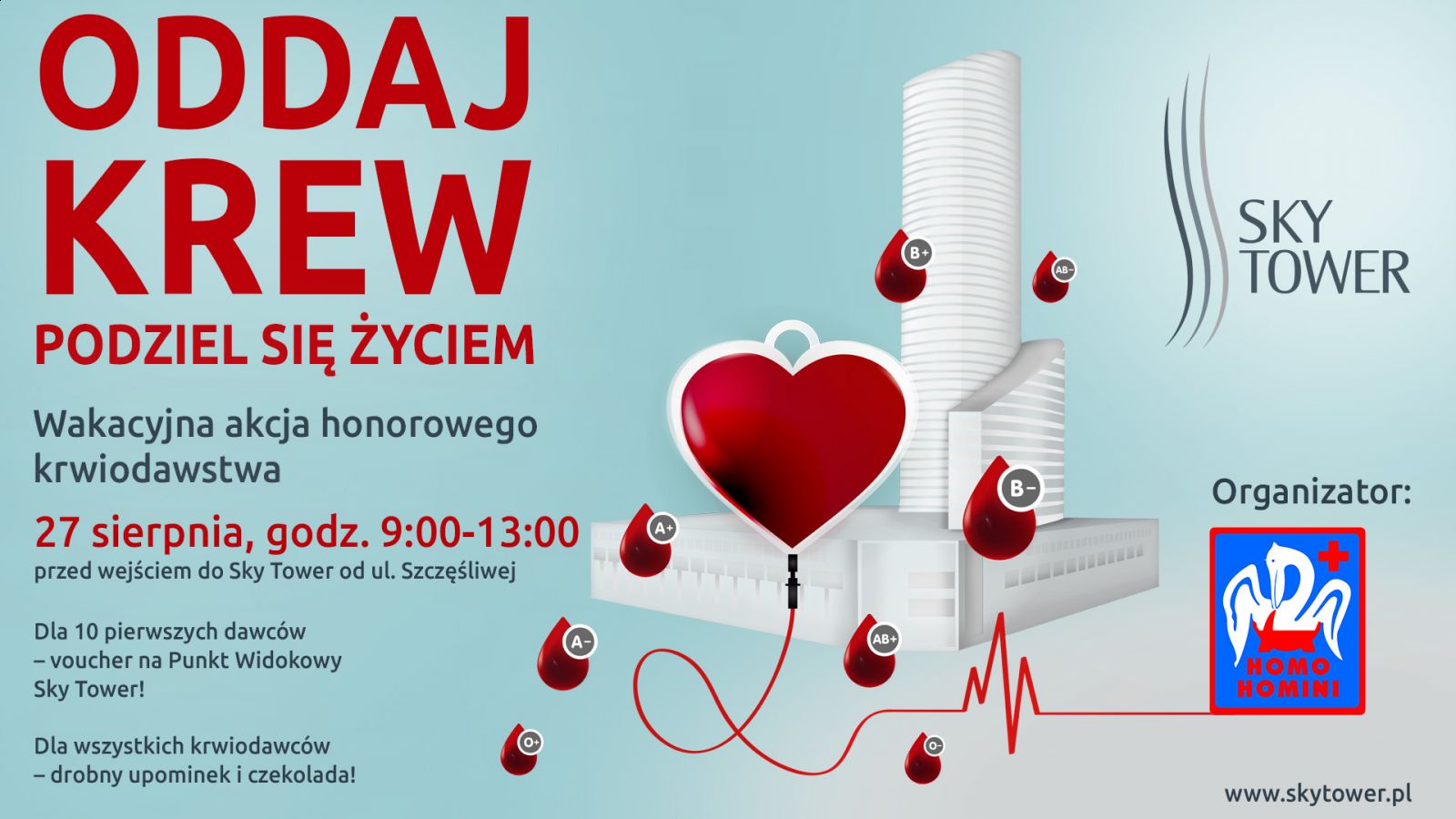 27 sierpnia akcja w SKY TOWER