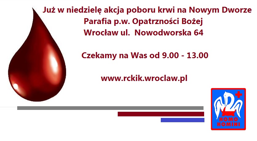 Akcja poboru krwi na Nowym Dworze we Wrocławiu - 09.09.2018 r.