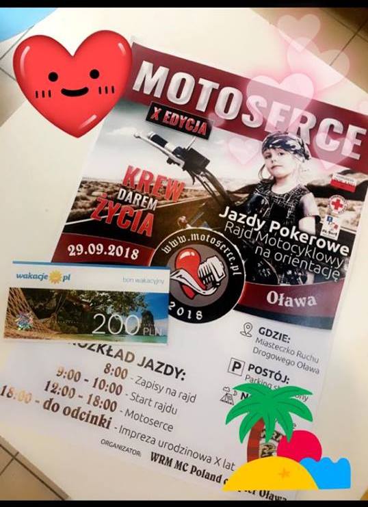 Motoserce w Oławie - 29.09.2018 r.