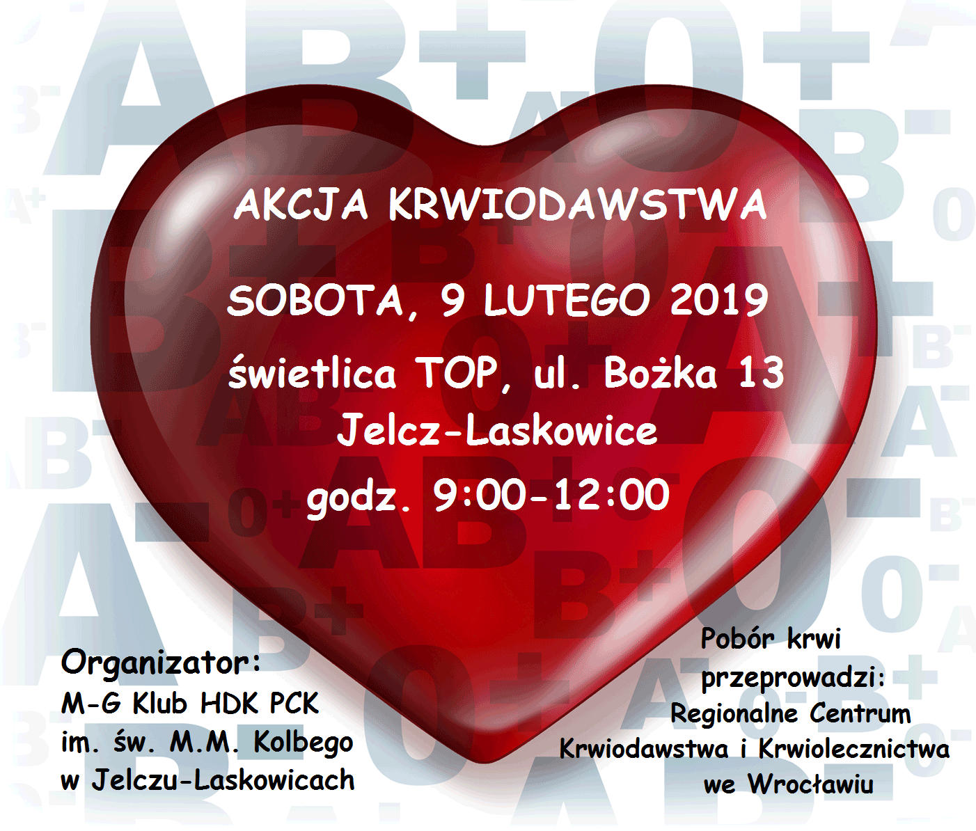Walentynkowa akcja krwiodawstwa w Jelczu Laskowicach