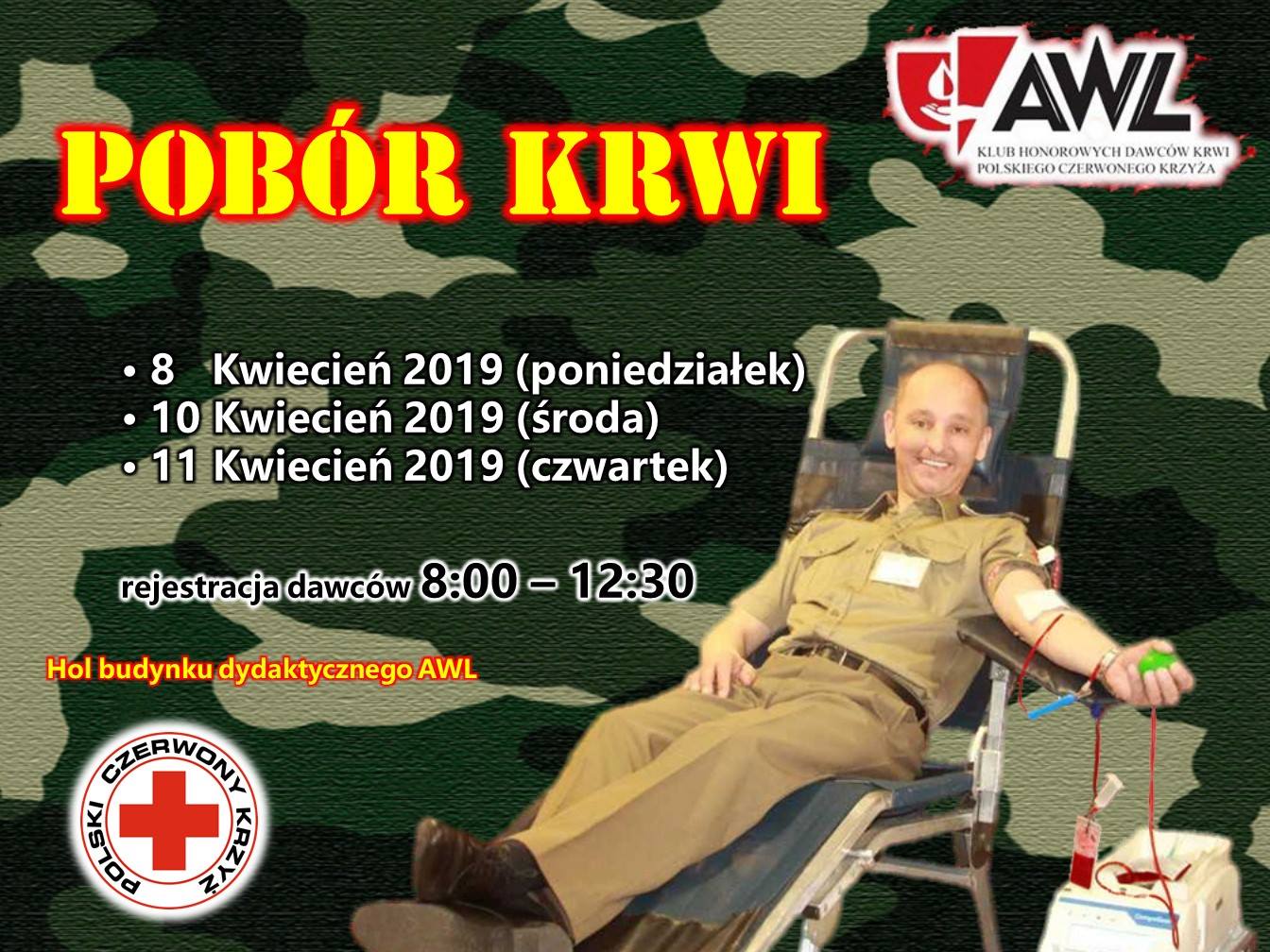 AWL zaprasza na kwietniowe akcje krwiodawstwa