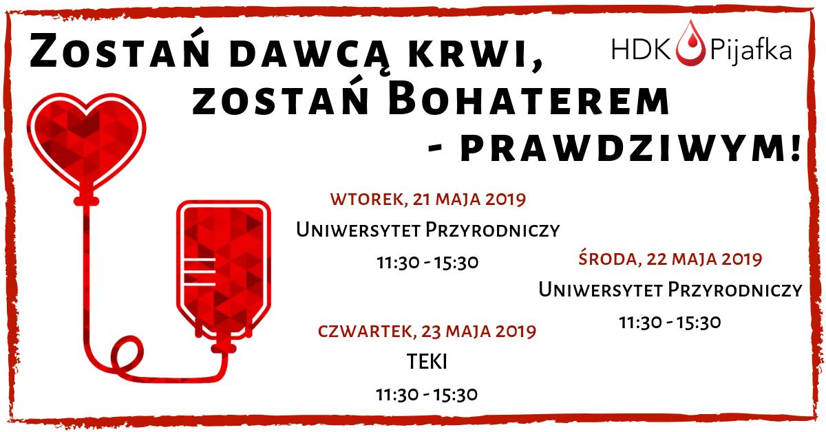Klub HDK Pijafka zachęca do oddawania krwi