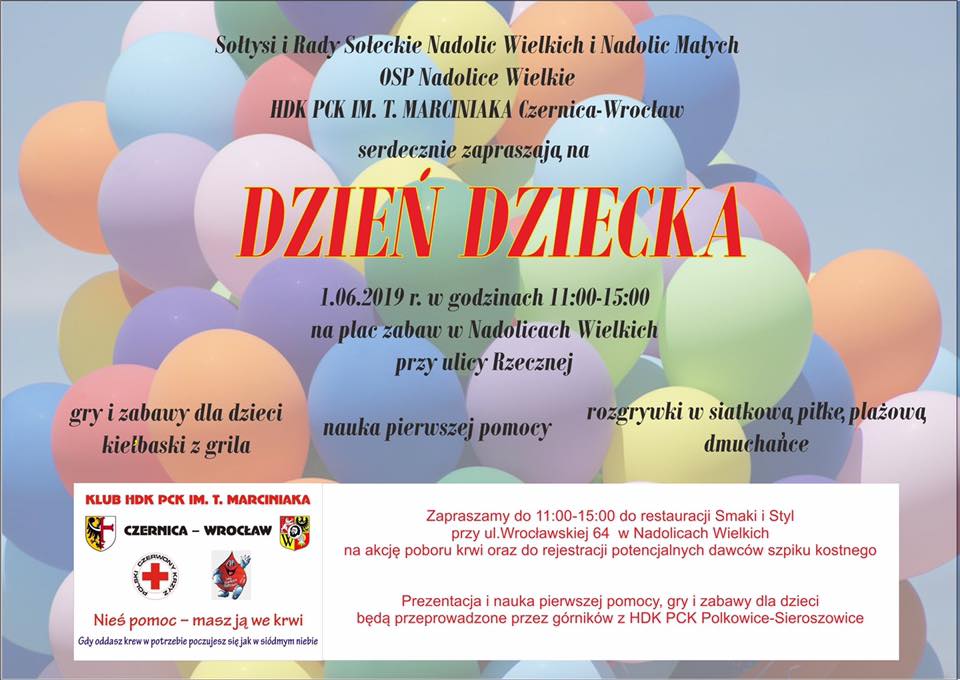 Oddaj krew w Nadolicach Wielkich - 01.06.2019 r.