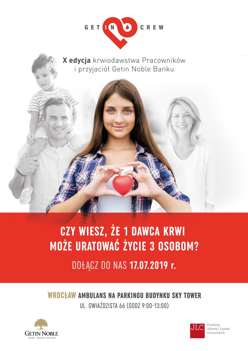 Wakacyjna akcja krwiodawstwa przed Sky Tower - 17.07.2019 r.