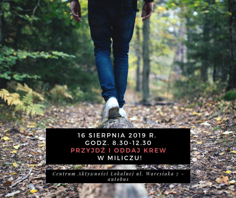 Akcja krwiodawstwa w Miliczu - 16.08.2019 r.