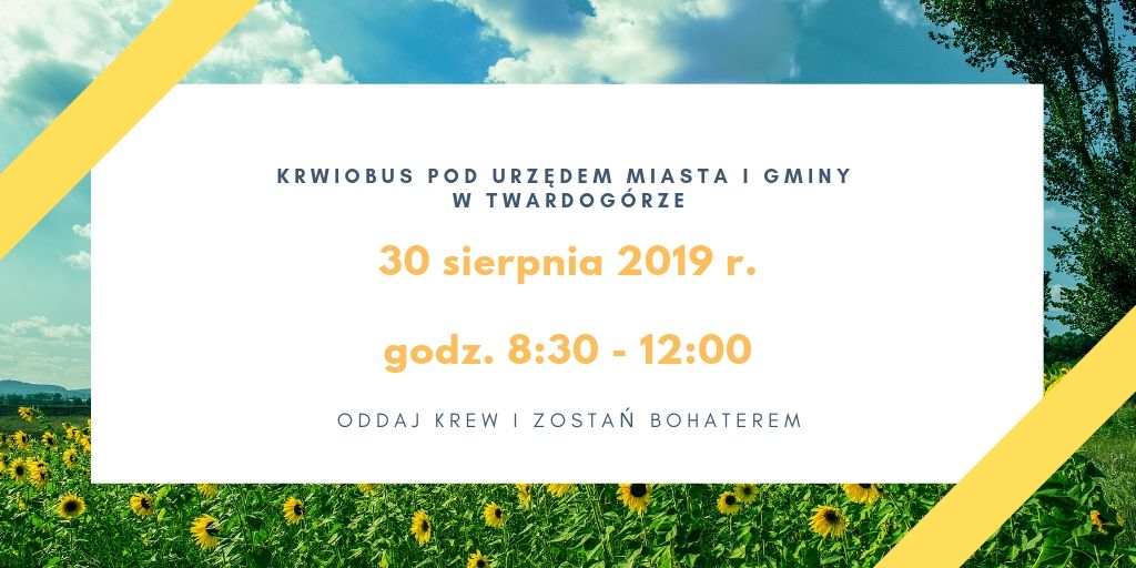 Akcja krwiodawstwa w Twardogórze!