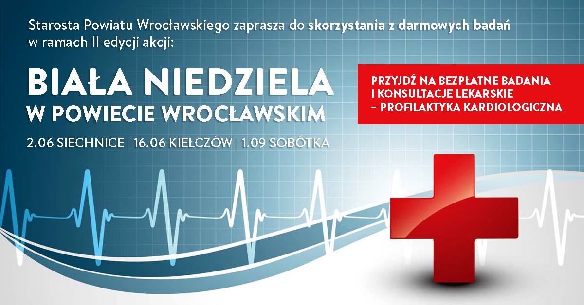 Biała Niedziela w Powiecie Wrocławskim. Zapraszamy do Sobótki na Stadion Miejski w godz. 11:00 - 15:00