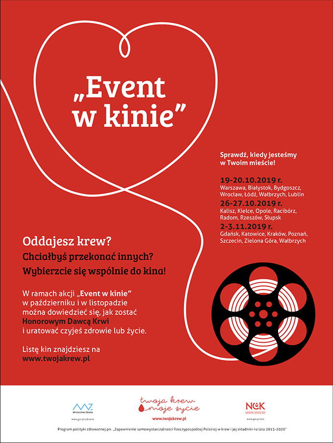 Event w kinie - Wrocław 19-20.10.2019 r.